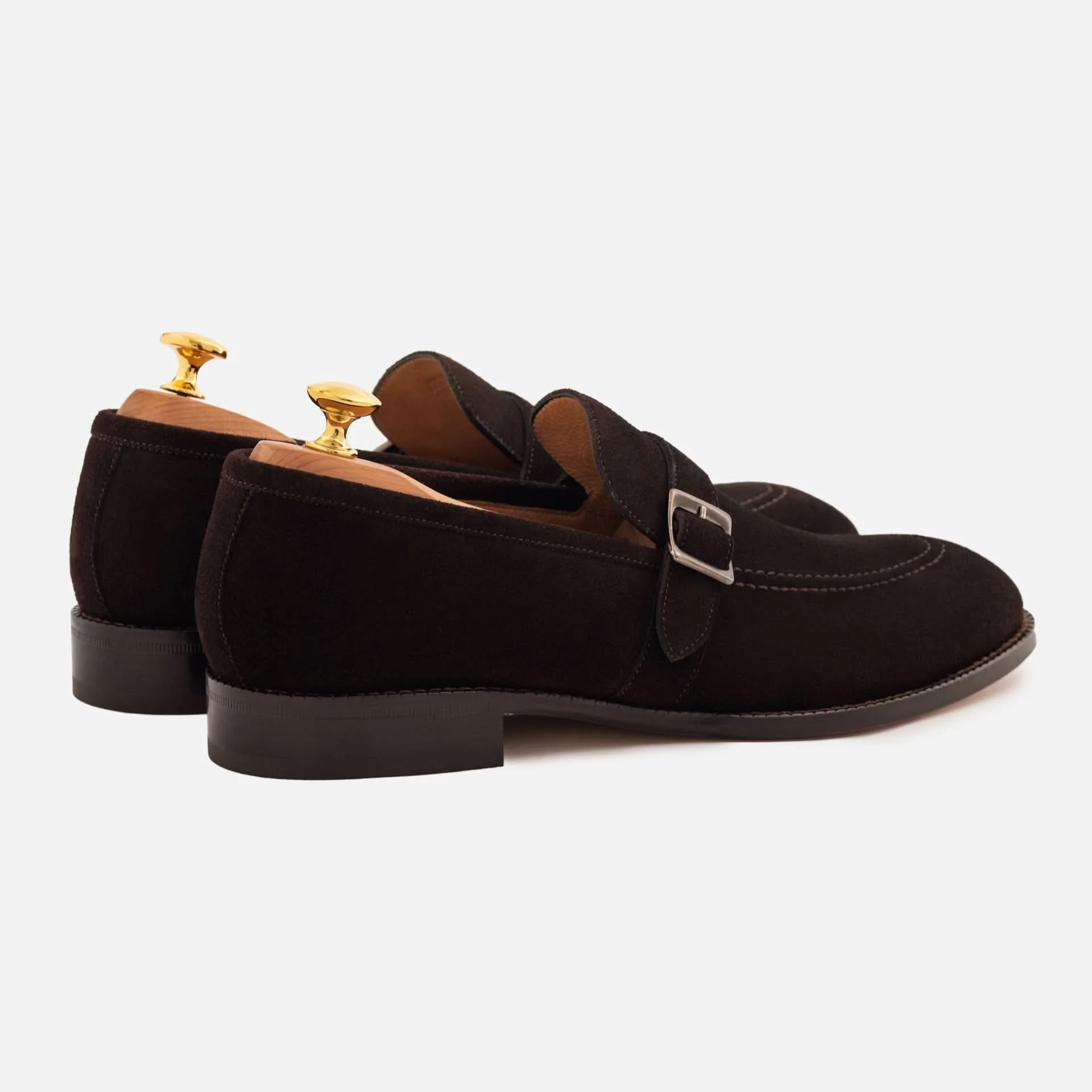 Archie Belted Loafer - Men’s Water-Repellent Suede - Image 3