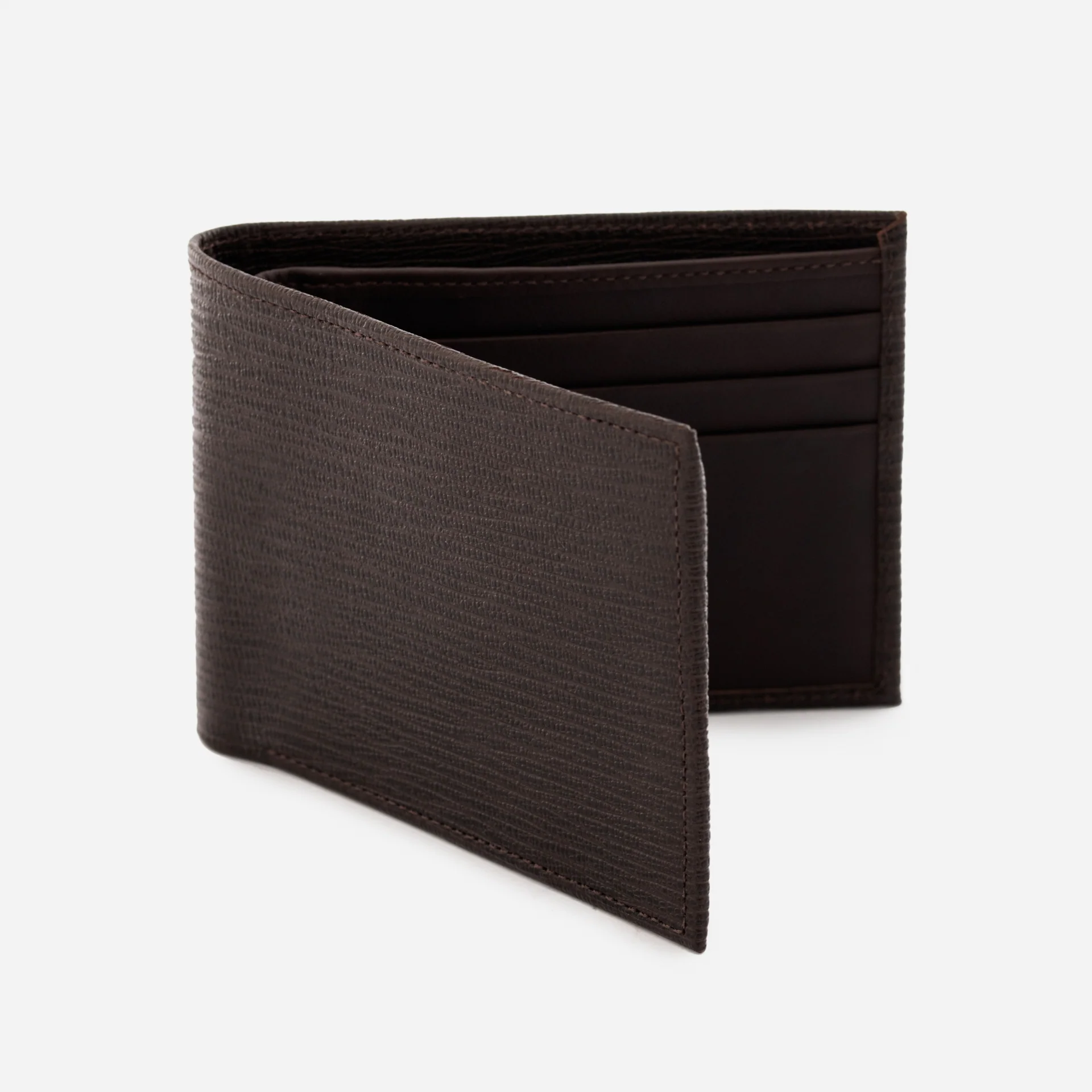 Bennett Bifold Wallet - Men’s Embossed Leather - Image 7