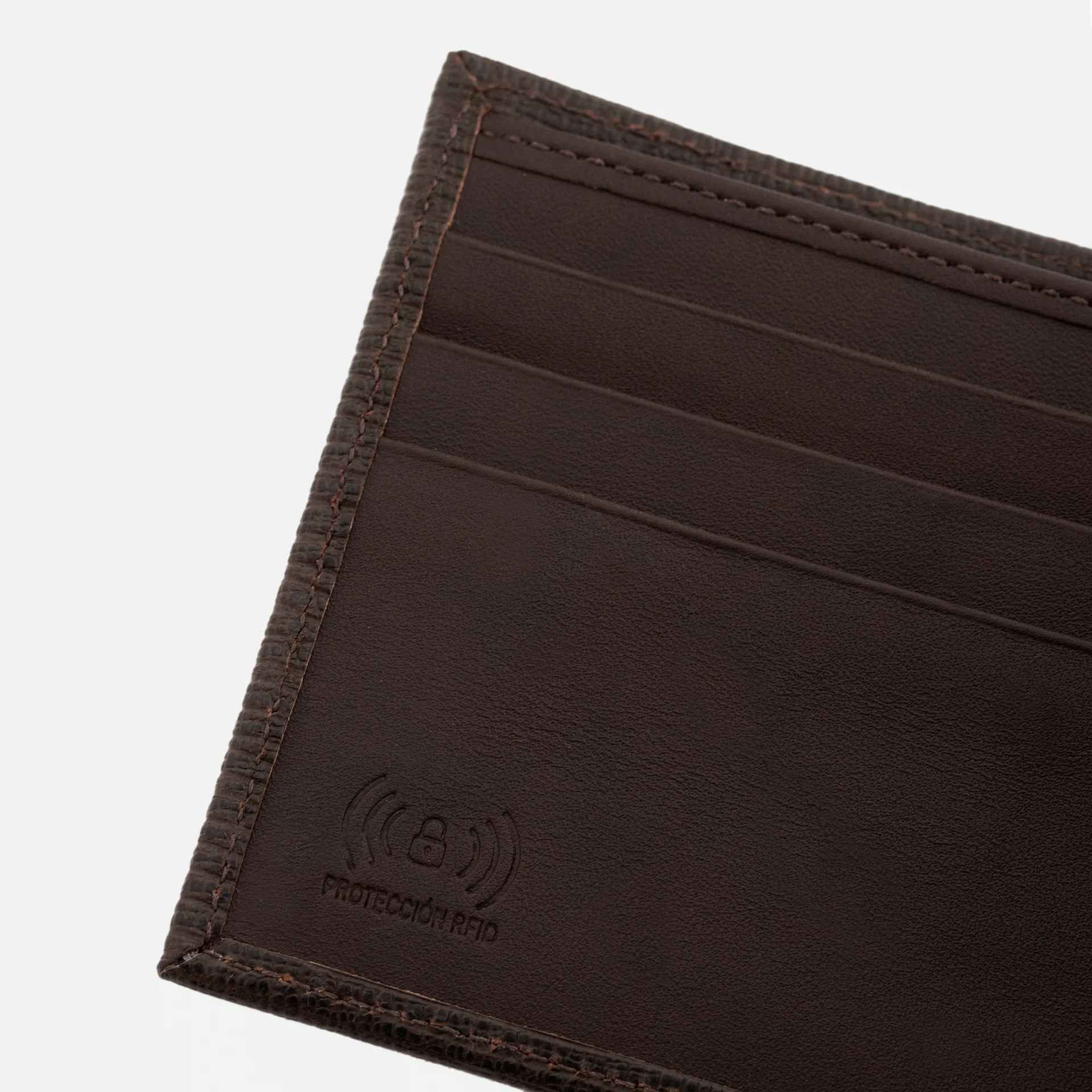 Bennett Bifold Wallet - Men’s Embossed Leather - Image 9