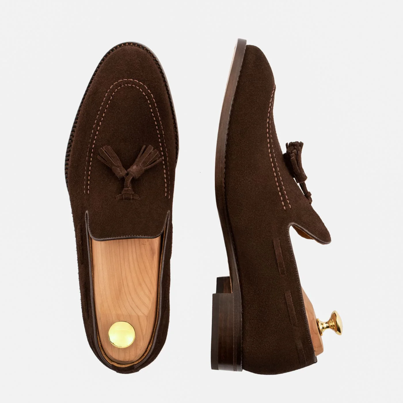 Bernard Tassel Loafers - Suede - Men's - Image 4