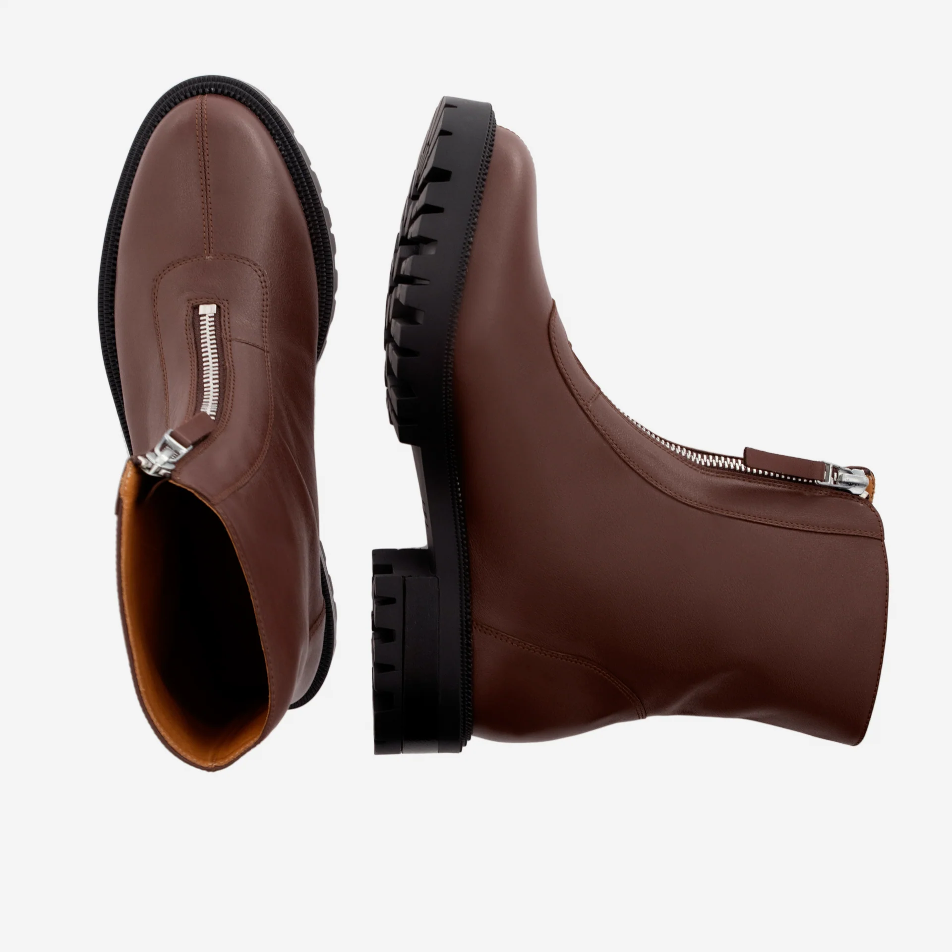 Jenna Zip Up Boots - Women’s Full-Grain Leather - Image 14