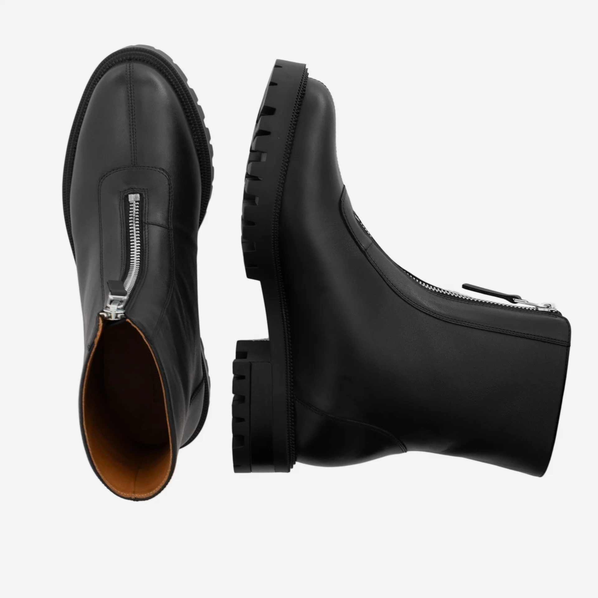 Jenna Zip Up Boots - Women’s Full-Grain Leather - Image 4