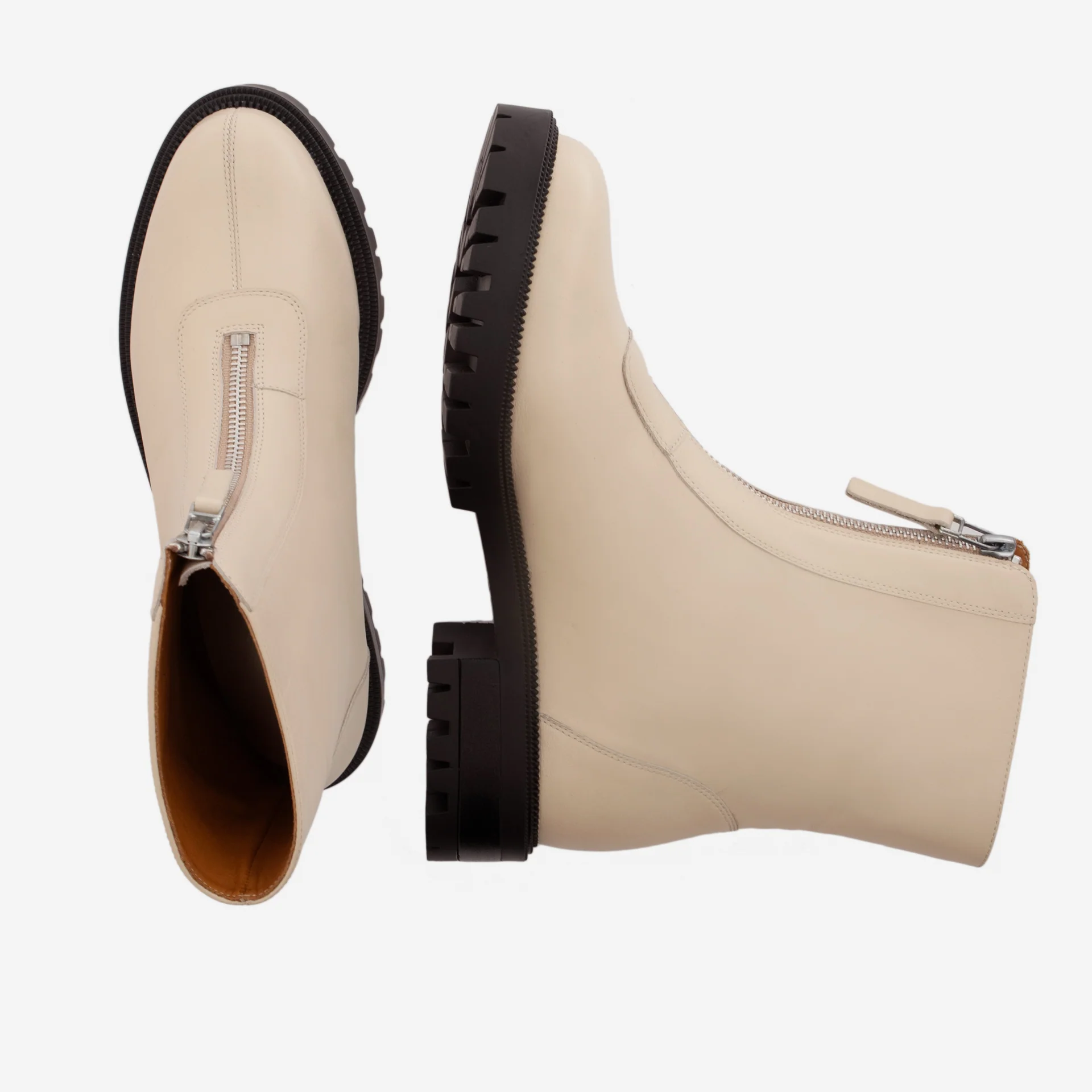 Jenna Zip Up Boots - Women’s Full-Grain Leather - Image 9
