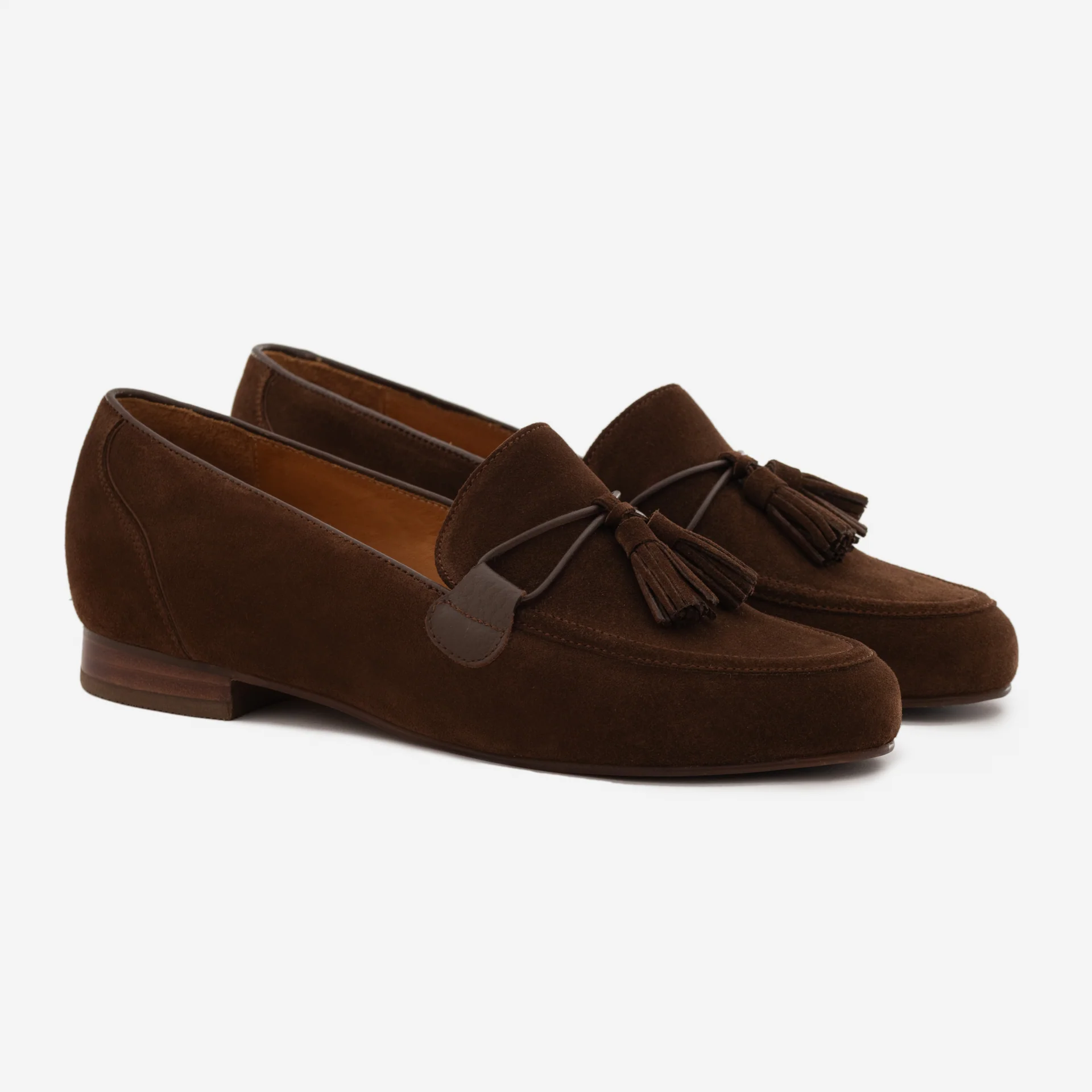 Julia Loafers - Water Repellent Suede & Full Grain Leather - Women's - Image 6