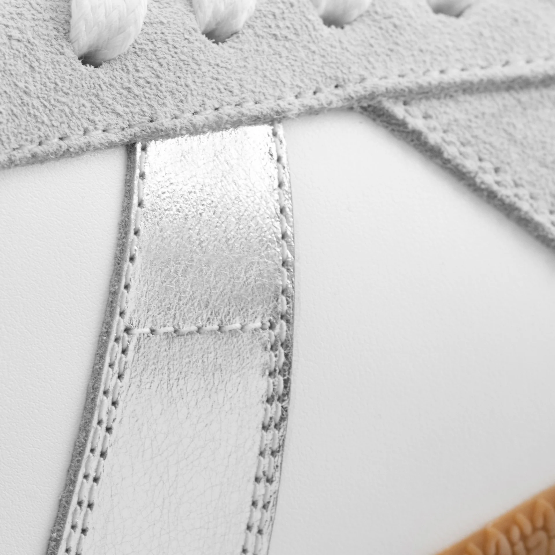 Morgen Trainers - Metallic Leather & Suede - Women's - Image 15