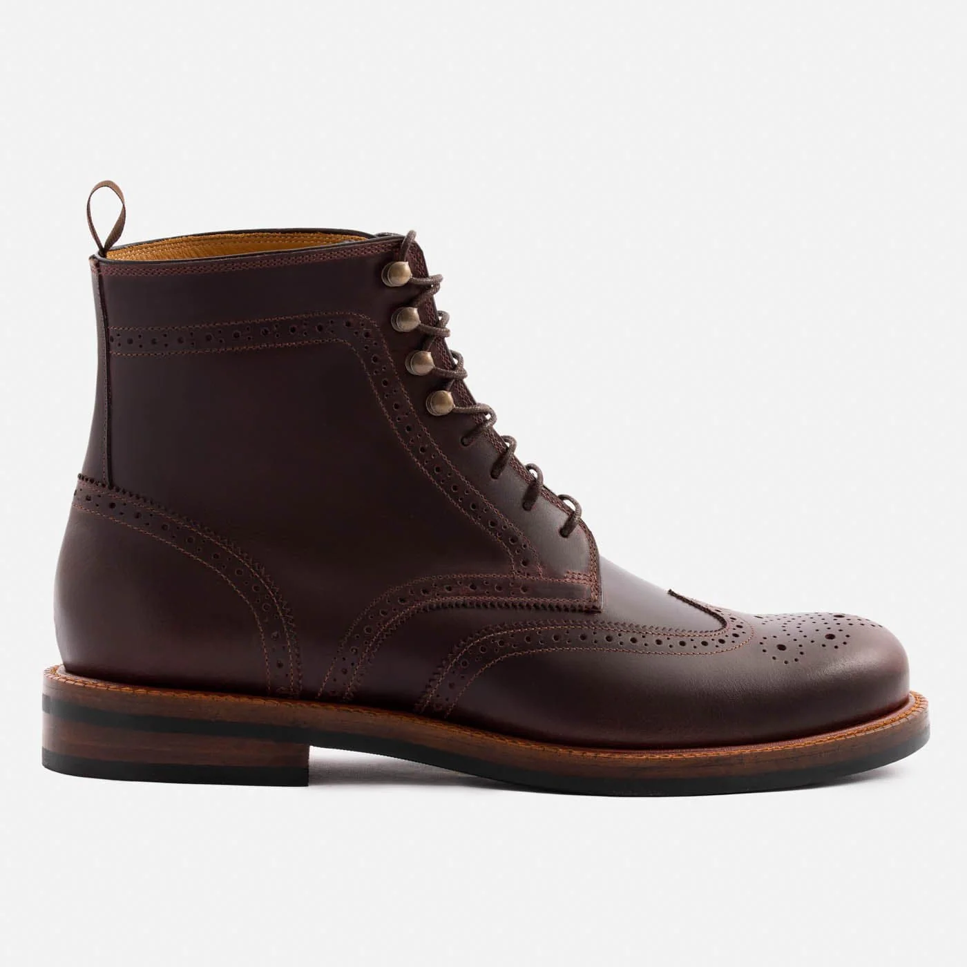 Nolan Brogue Boots - Pull-Up - Men's - Image 12
