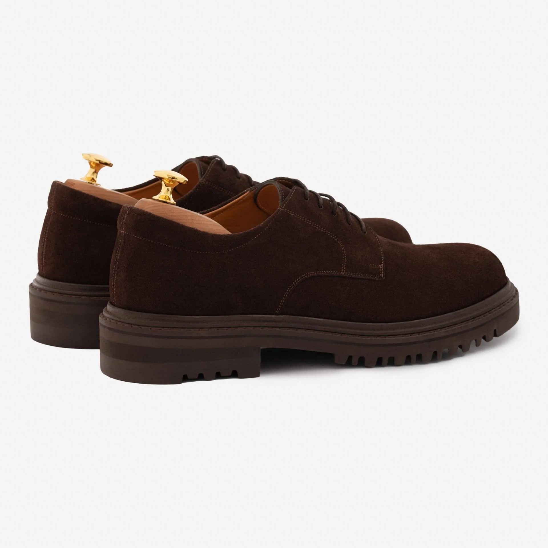 Palermo Derby - Water Repellent Suede - Men’s - Image 3