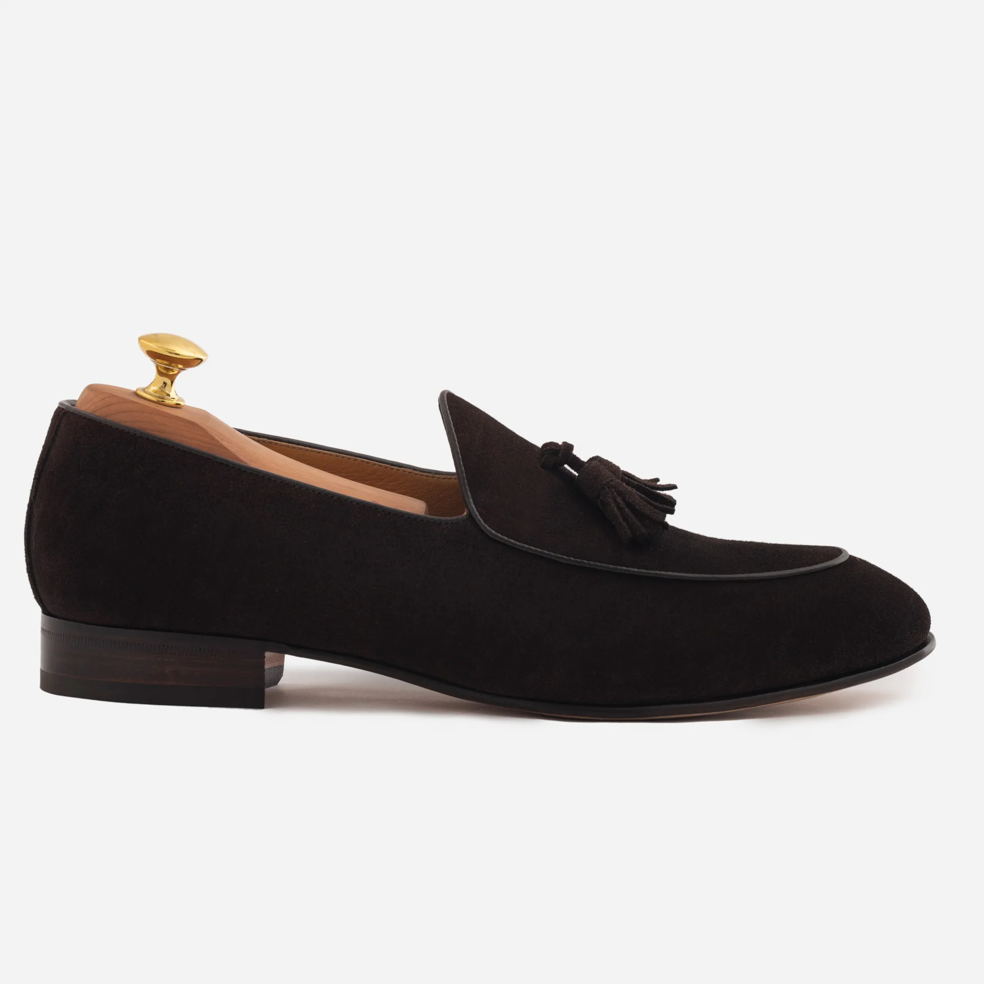 Perry Belgian Loafer - Men’s Water-Repellent Suede - Image 2