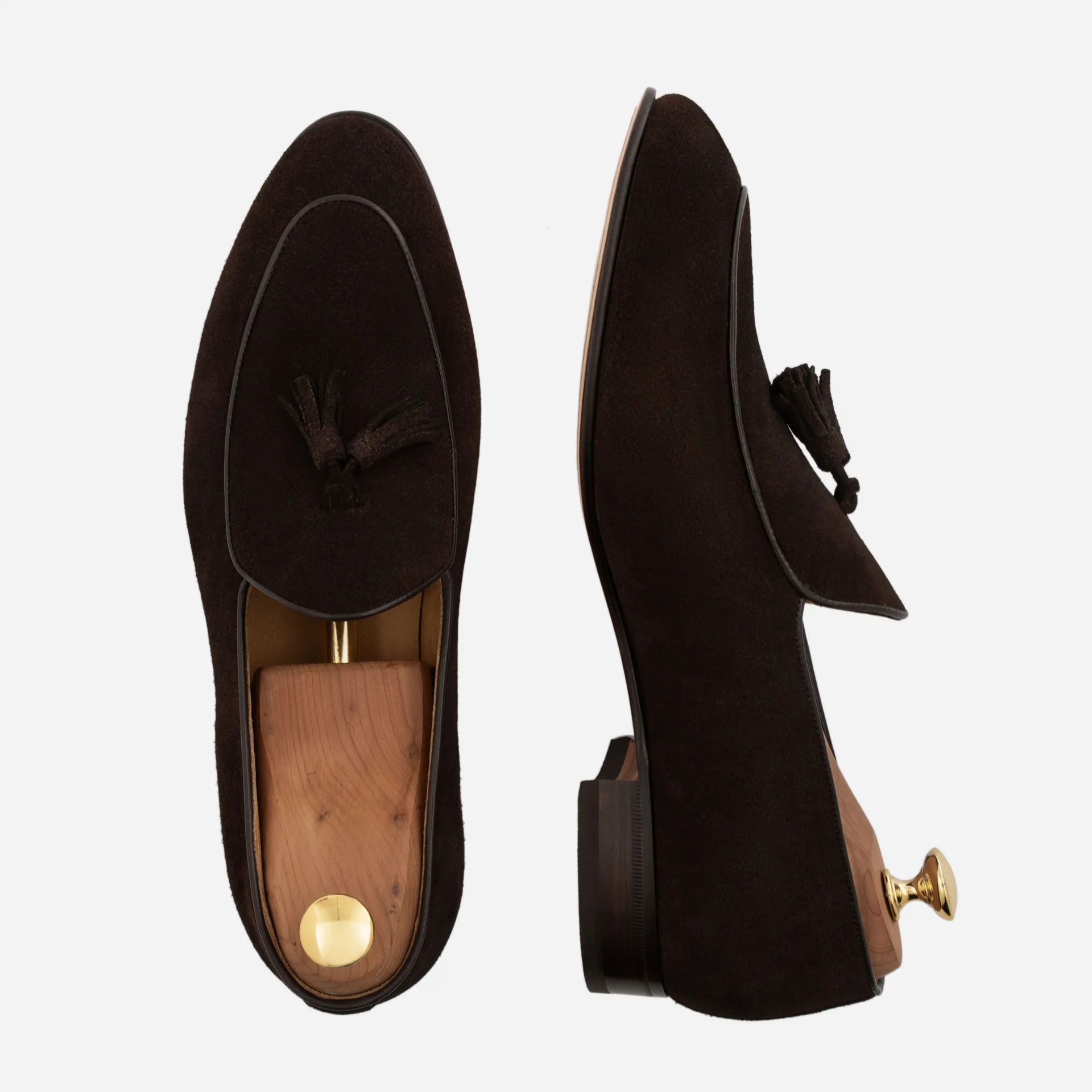 Perry Belgian Loafer - Men’s Water-Repellent Suede - Image 4
