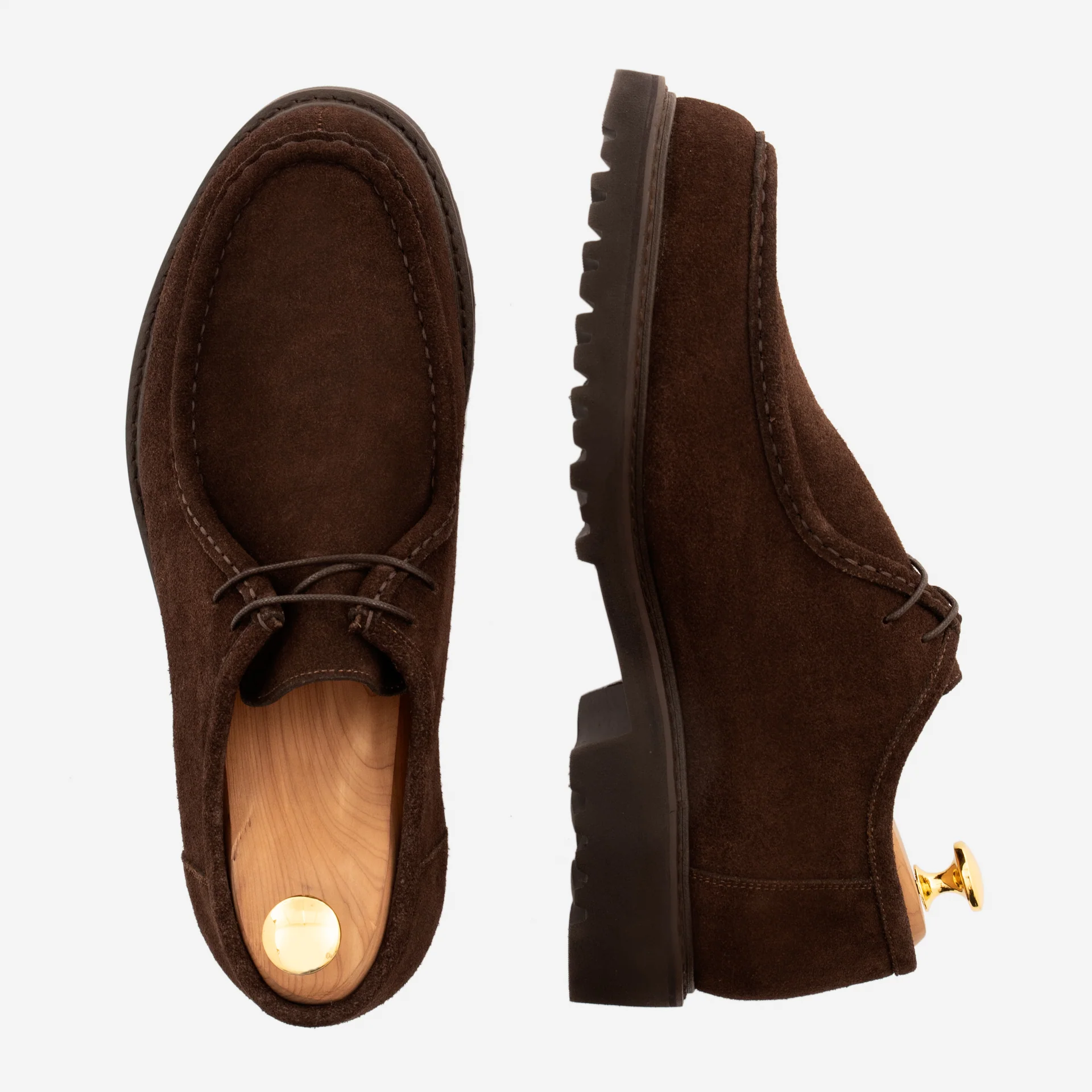 Theo Derbies - Men’s Water-Repellent Suede - Image 4