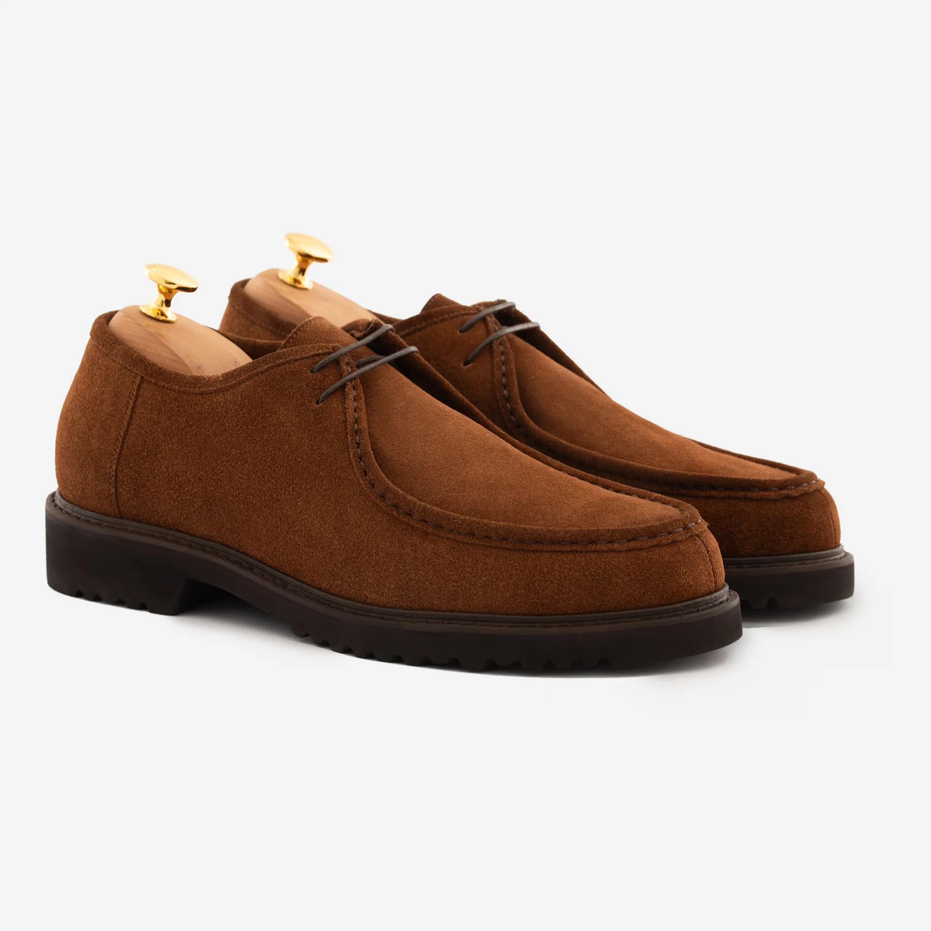 Theo Derbies - Men’s Water-Repellent Suede - Image 6